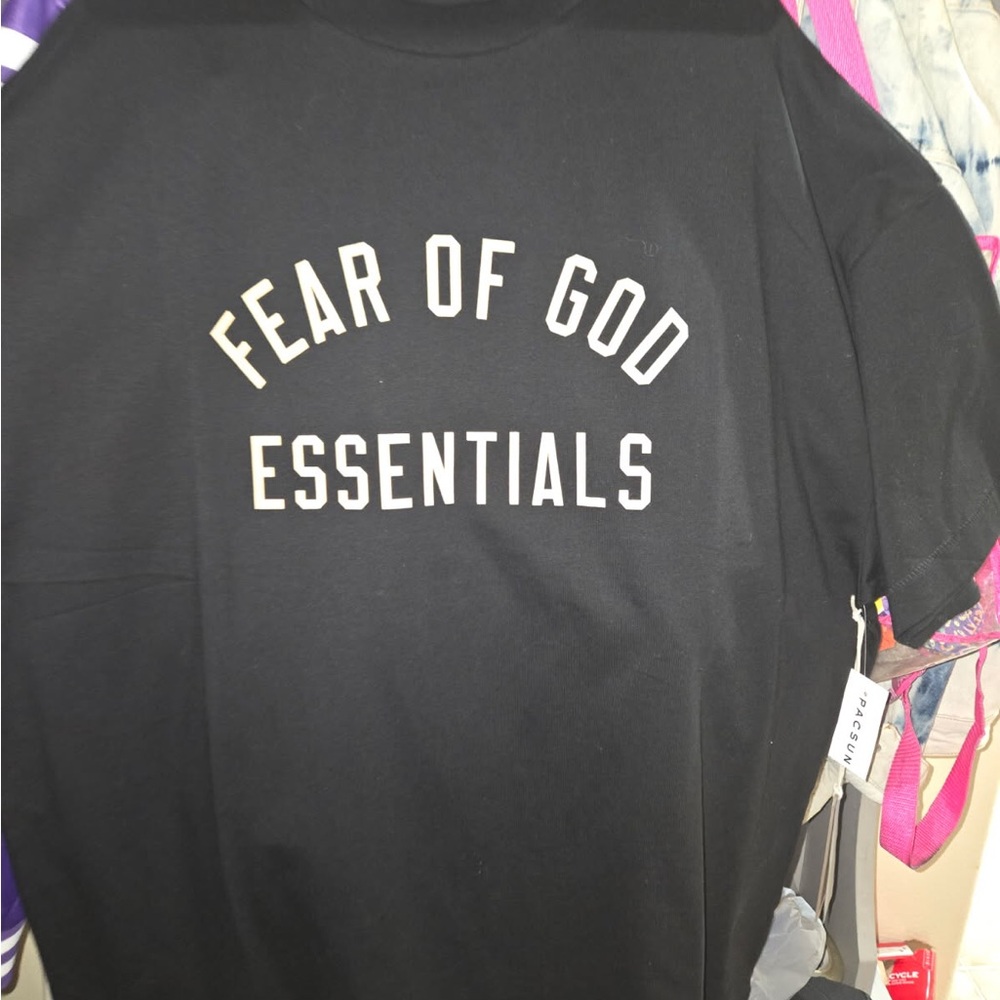 Fear of God Essentials Black T-Shirt